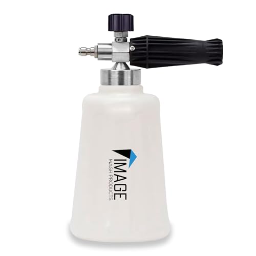 Image Wash Products Snow Foam Cannon for Pressure Washers - Wide Base - 40oz Canister - Detailer's Choice for Touchless Wash - Car/Truck/RV/Boat Foam Gun – Best Tool for Washing Your Car or Truck