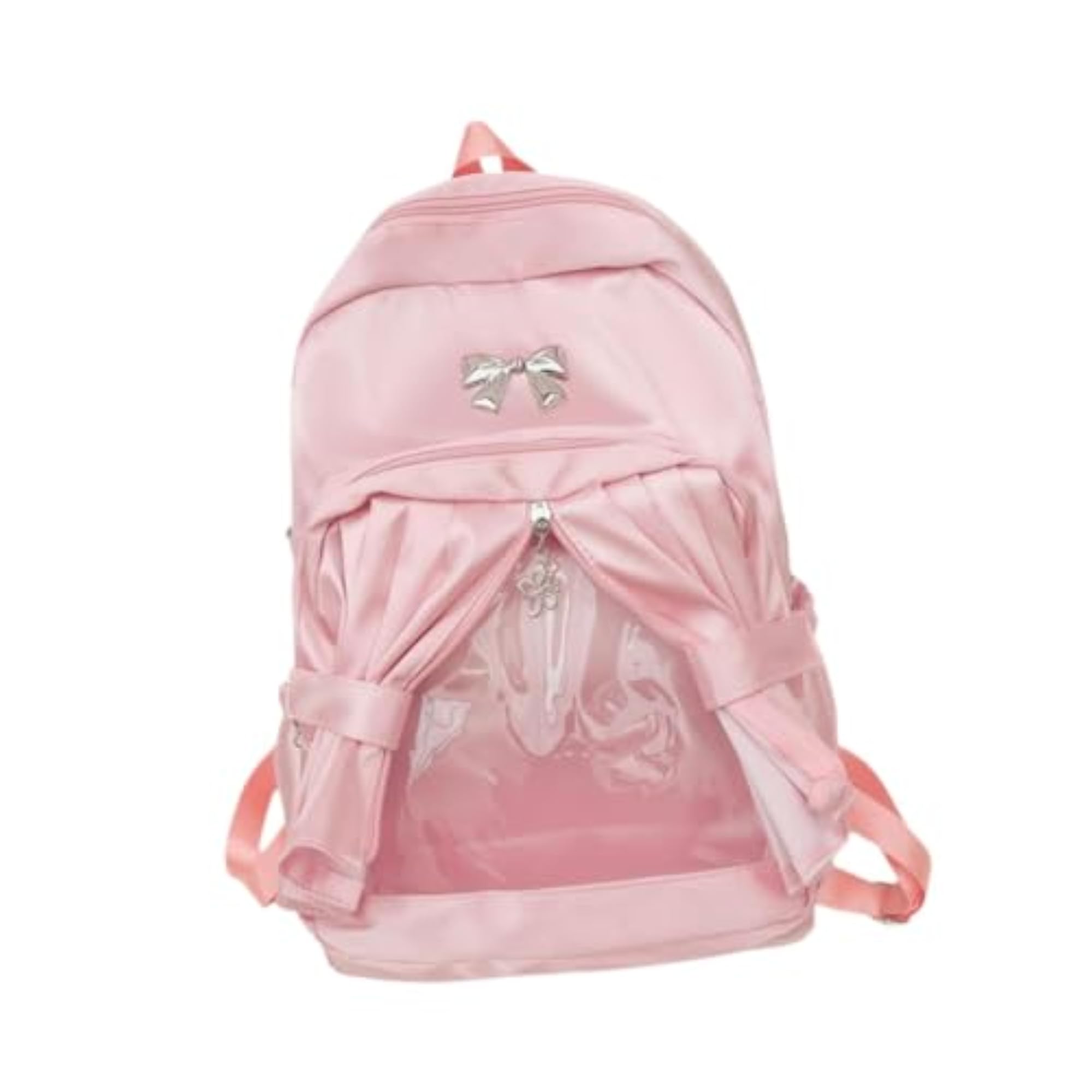 Fashion Transparent Front Pocket Daypack for Camping & Shopping