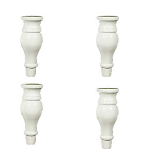 Patas de Muebles de Madera Maciza, Patas de sofá, Patas de Mesa, Patas de Mesa, Patas de Cocina, Patas de gabinete, reposapiés, Patas de Repuesto para Mesa de café, Mesa de Comedor, Escritor