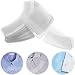 100pcs Plastic Collar Stays for Men and Women Dress Shirts - Transparent Shirt Collar Inserts for Collar Support and Stiffness | Durable Butterfly Collar Bands,and Collar Bones for Dress and T-Shirts