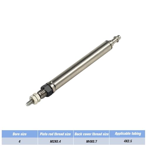 Vérin pneumatique CJ1B4-20SU4 pour espace restreint - 4