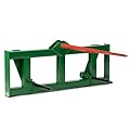 Titan Attachments Green Global Euro Hay Frame Attachment with 39" Hay Spear and Stabilizers Fits John Deere Tractors, Rated 3,000 LB, Hay Handling Equipment