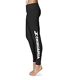 siviwonder Chihuahua Chi Chiwawa - Damen Leggings bedruckt mit Hundemotiv Hund Digitaldruck Druck Hose schwarz