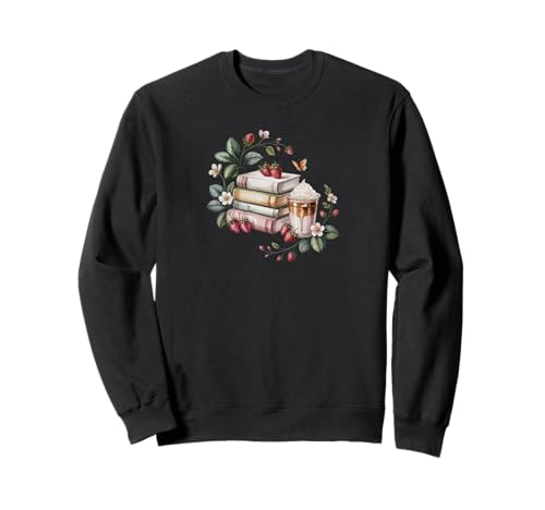Strawberry Books and Coffee Aesthetic Cottagecore Readers �g���[�i�[