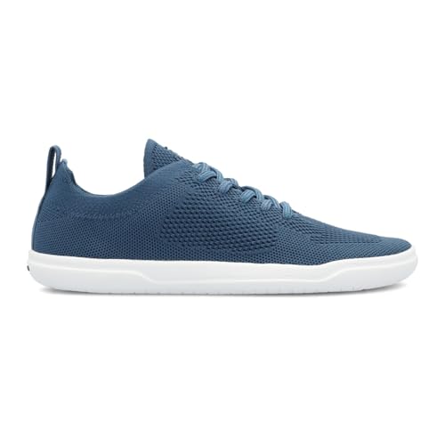 GROUNDIES Active Knit Damen Barfußschuh/Sneaker, Navy/White, 42
