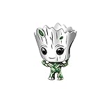 LUXILLA Tree Man Charm Silver Charms 925 Sterling Silver fits Bracelets Necklace Pendant Bead Charms Jewelry Gift for Women Family Friends