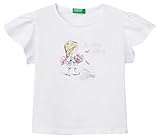Ropa United Colors of Benetton T-Shirt 3i1xg10iu Camiseta, Color Blanco, 18 Meses para Niñas