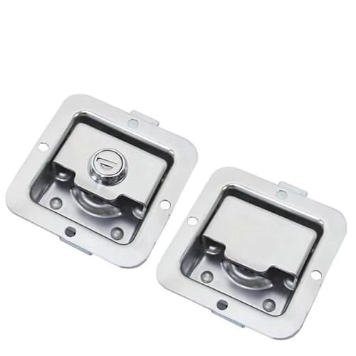 XK105 Tool Box Latch Paddle Trailer Rear Semi Body Recessed Handle Truck Door Lock 1Pcs(XK105)