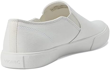 Vionic Groove Women's Slip On Casual Canvas Comfort Shoe White Canvas - 7 Medium | Image 4