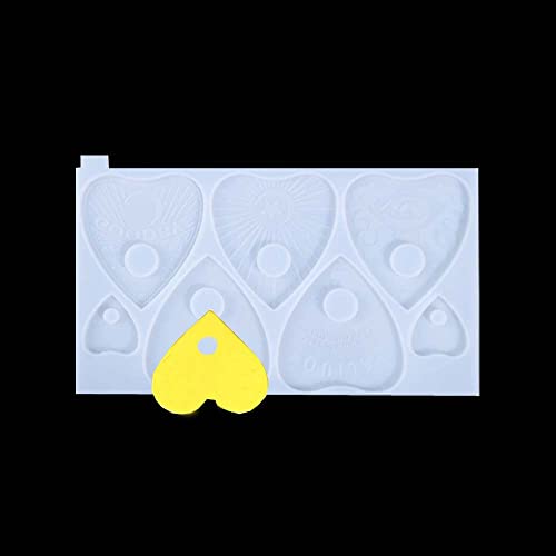 RELAND SUN Fase lunare Pentagramma Specchio Silicone Mold goccia colla orecchini con foro pendente irregolare (tipoD)