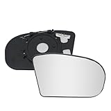 Dxuekeo Passenger Side Mirror Glass Compatible With Mercedes Benz C Class W203 C230 C240 C280 C320 C350 E Class W211 E320 E350 E500 E55 Heated Right Rear View With Backing Plate