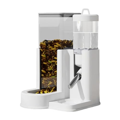 Bebedero Y Bebedero - Soporte Automático Para Botellas De Bolas De 145 G | Mesa Antivuelco Para Cuencos De Comida | Jaula Para Alimentación De Hidratación Para Mascotas Pequeñas, Accesorio Para Sala D