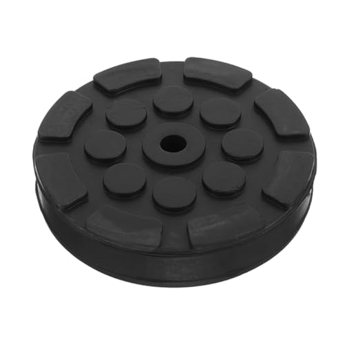 Mobestech Almohadilla de Goma Octogonal para Gato Hidráulico Soporte Antideslizante Resistente 1 Pieza para Elevador de Coche y Plataforma de Remolque Compatible Gatos de Suelo y