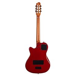 Godin Guitare électrique à corps creux à 6 cordes, droite, rouge aztek (052394) - Les Beatles, Paul McCartney, John Lennon, RIngo Starr, George Harrison Godin Guitare électrique à corps creux à 6 cordes, droite, rouge aztek (052394) – Image 3