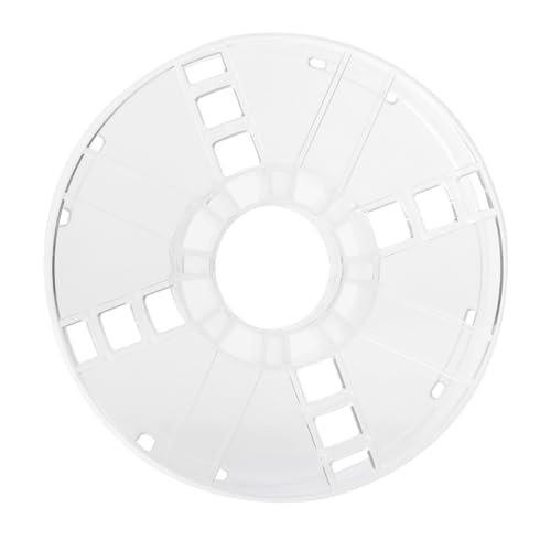 BUGUUYO Soporte para Cable y Carrete de Plástico Transparente Ps 1 Kg para Camping, Hogar y Uso Profesional Función Enrollador y Gran Capacidad de Almacenamiento