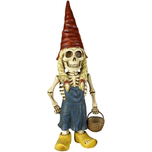 Jorzer Halloween-Zwerge Zombie-Skelett Halloween-Gartendekoration...