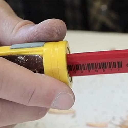 Carmel Carpenter Pencil, Box Of 12 (+ Sharpener), Flat Woodworking Pencils #TOP7