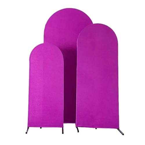 Support d'arc de mariage couverture rouge opaque sans pli pour arrière-plan de studio - 7