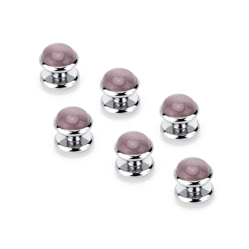 Mancornas redondas para camisa de smoking de hombre miniatura 6