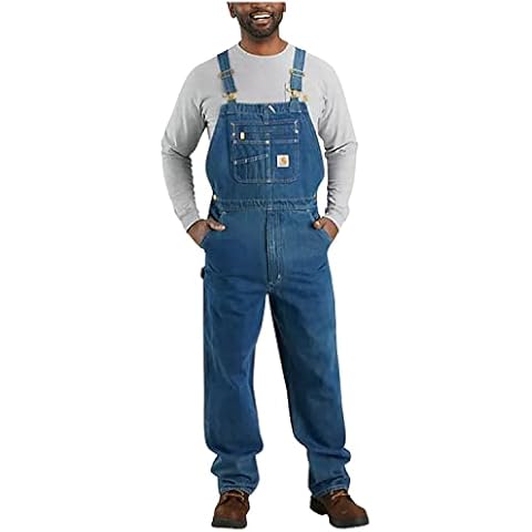 Carhartt Herren Loose Fit Denim Bib Overall Latzhose - Farbe : Darkstone - Größe, W38/ 32 Cover