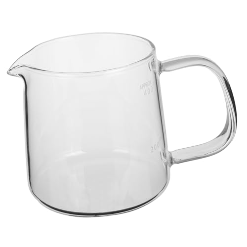 PEPLAYTAL Jarra De Vidrio Borosilicato Transparente Resistente Al Calor Para Cafetera De Para Hogar y Cafetería