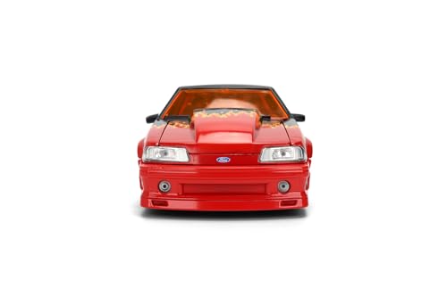 Jada Flamin’ Hot Cheetos 1989 Ford Mustang 1:24 Die-Cast miniatura 7