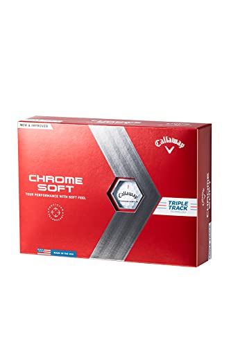キャロウェイ(Callaway) ゴルフボール CHROME SOFT 2022 1ダース(12個入り) 3ピース構造 トリプル・トラック ホワイト 2枚目