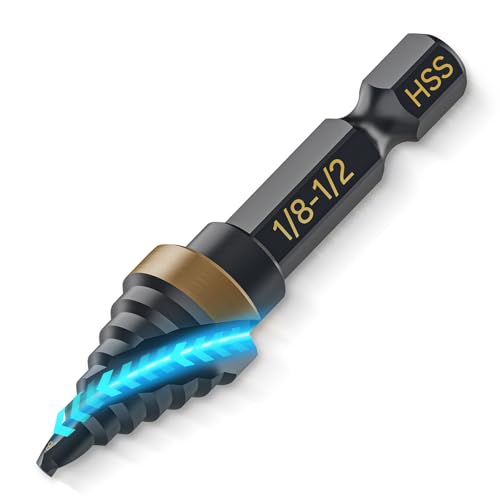 Bestwork Unibit Step Drill Bit 1/2