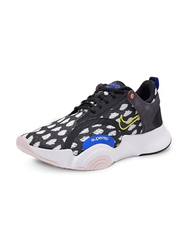 Nike Zapatillas M Superrep Go 2 para Hombre, Negro Amarillo Strike White Racer Blue, 42 EU