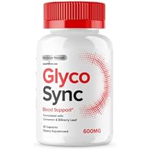 Glyco Sync Capsules, Official Glyco Sync Blood Support Supplement Pills, Glycosync Advanced Formula Capsule, Glyco Sync All Natural Pills Health Reviews, 30 Servings 1 Month Supply 60 Capsules