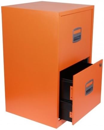 Bisley 2 Drawer Locking A4 Filing Cabinet Pfa2 - White