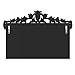 KOHROS Large Decorative Wall Mirrors for Living Room 41x31 Inch Venetian Wall Mirror with Ornate Crown, Etched Floral Design Beveled Edge Rectangle Decorative Mirror for Bedroom Dining Room Hallway