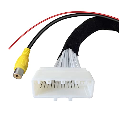 Image of Car Reverse Camera RCA Connector Adapter Cable for Mazda 3 6 CX-5 Axela Atenza Roadster MX-5 Miata Fiat