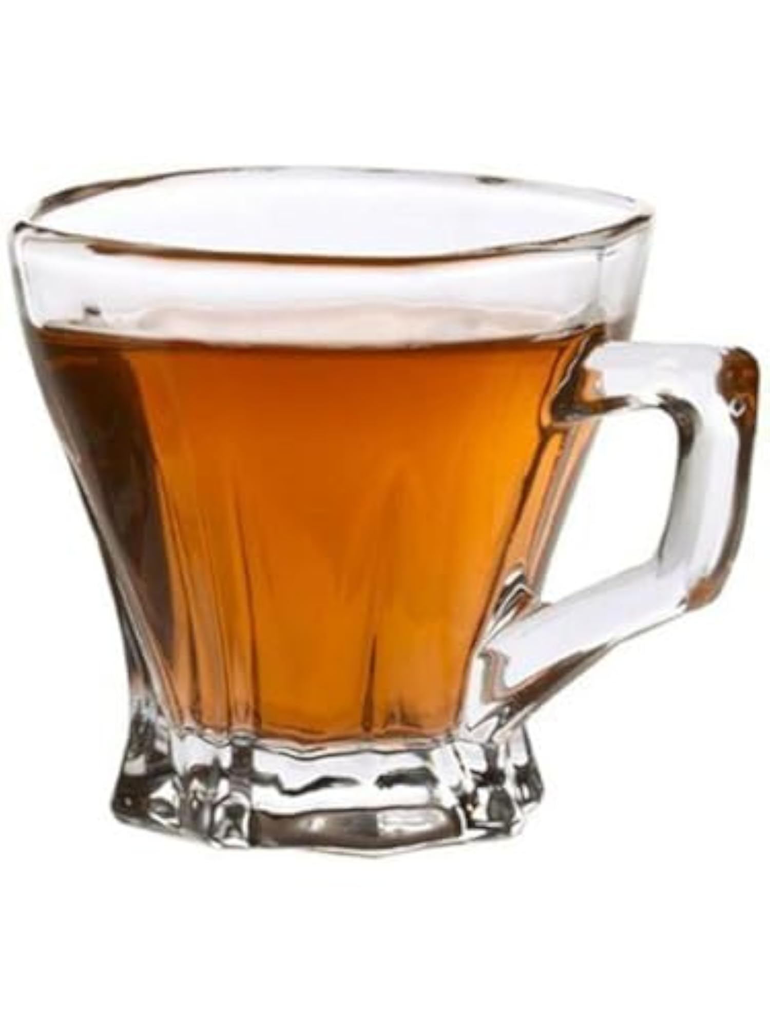 Clear Glass Coffee & Tea Cup/Mug Set, 120 Ml