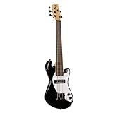 KALA カラ U・Bass ウクレレベース Solid Body Series オクメボディ 5弦 ラウンドワウンド弦仕様 フレットレス仕様 UBASS-SB5-BK-FL Jet Black [ギグバッグ付属] 【国内正規品】