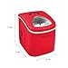 Frigidaire EFIC102-RED Compact Making Machine, Large Portable Ice Maker, Red, Medium