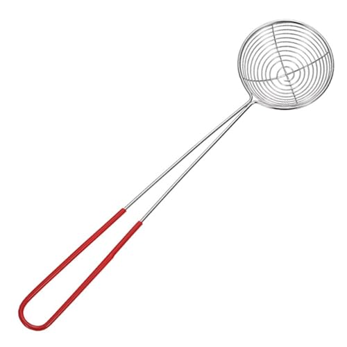 Draining Spoon, Stainless Steel Strainers Strainer Scoop Kitchen Tool Hot Pot Colander, Non-Stick Spoon Kitchen Supplies for Beans