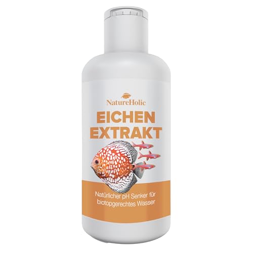 NatureHolic Eichenextrakt | Natürlicher pH Senker für Aquarium...