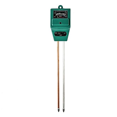 Starter 3-in-1 Soil Test Kit for Moisture, Light & PH, Kioneer Soil Meter Made for Garden, Farm, Lawn, Indoor & Outdoor