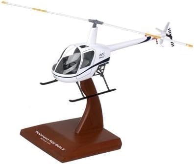 Robinson R-22 R22 Training Helicopter Desktop Display Airplane Model Scale 1/24