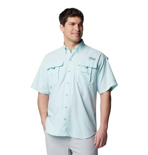 Image of Columbia Men Omni-Shade Bahama II Hiking and Trekking Short Sleeve Shirt