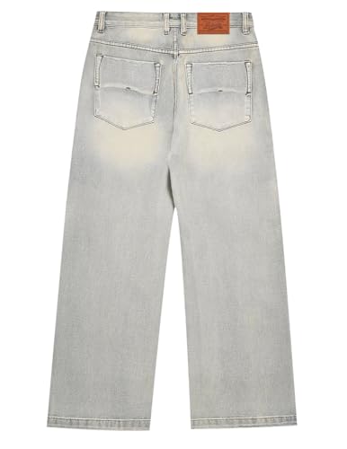 Aelfric Eden Basic Washed Loose Jeans Wide Leg Jeans High Waist Baggy Denim Pants4