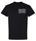 Joey Logano 2025 Patriotic American Flag T-Shirt - Automotive Racing Apparel - Black XL