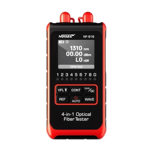 OTDR NF-916 localizador visual de fallas para certificar redes de fibra 7