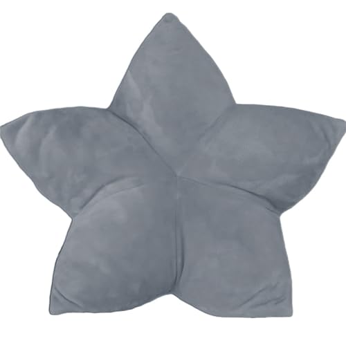 TiborTex Hundebett Tierkissen Grau 60x30 cm Kronenkissen Haustierkissen flauschig weich Kissen Hundekissen Krone waschbar Hundekorb Hundesofa
