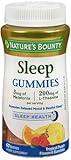 Nature's Bounty Sleep Gummies Topical Punch Flavored - 60 ct, Pack of 6