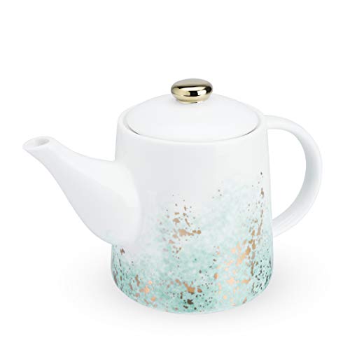 Pinky Up Teapot And Infuser, One, Blue