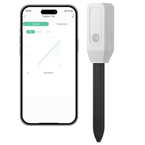 Zigbee Soil Moisture Meter Smart Plant Water Monitor WiFi Hygrome...