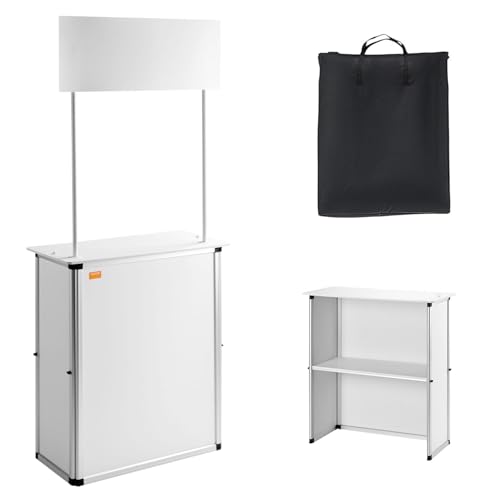 VEVOR Portable Trade Show Counter with Storage