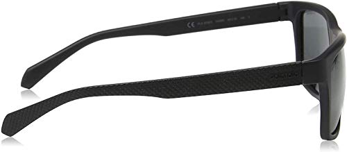 Polaroid Herren Pld 2058/S Sonnenbrille, Schwarz (Mtt Black), 55 EU
